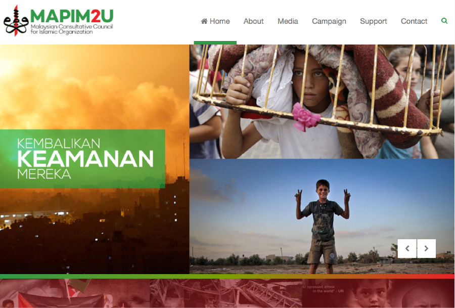 Laman Web Rasmi Malaysian Consultative Council For Islamic Organization (MAPIM)