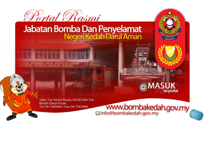 Portal Rasmi Jabatan Bomba Dan Penyelamat Negeri Kedah Darul Aman