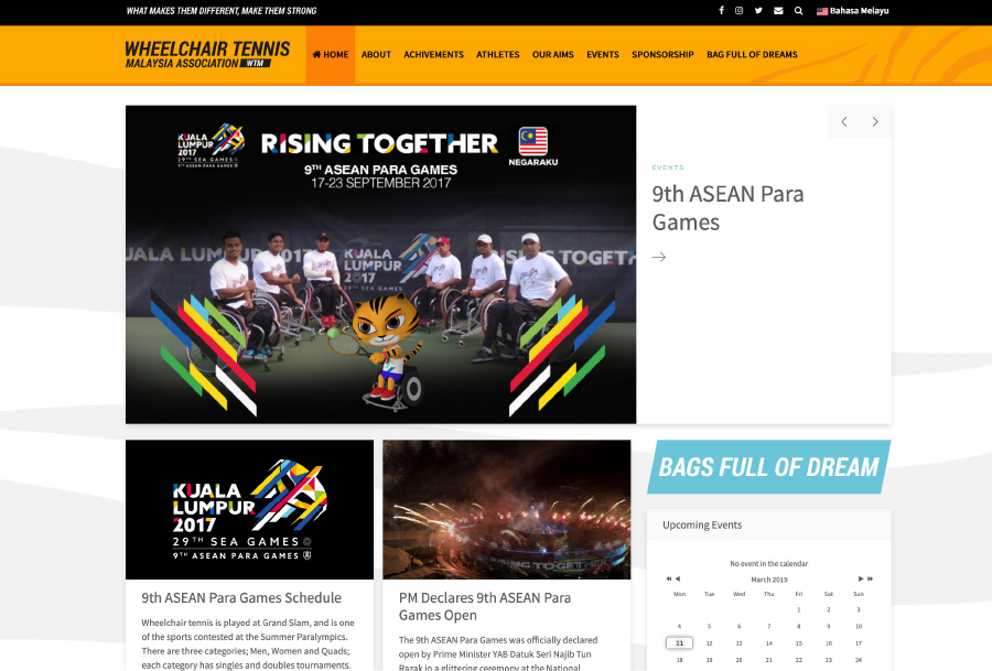 Wheelchair Tennis Malaysia Association Official Website